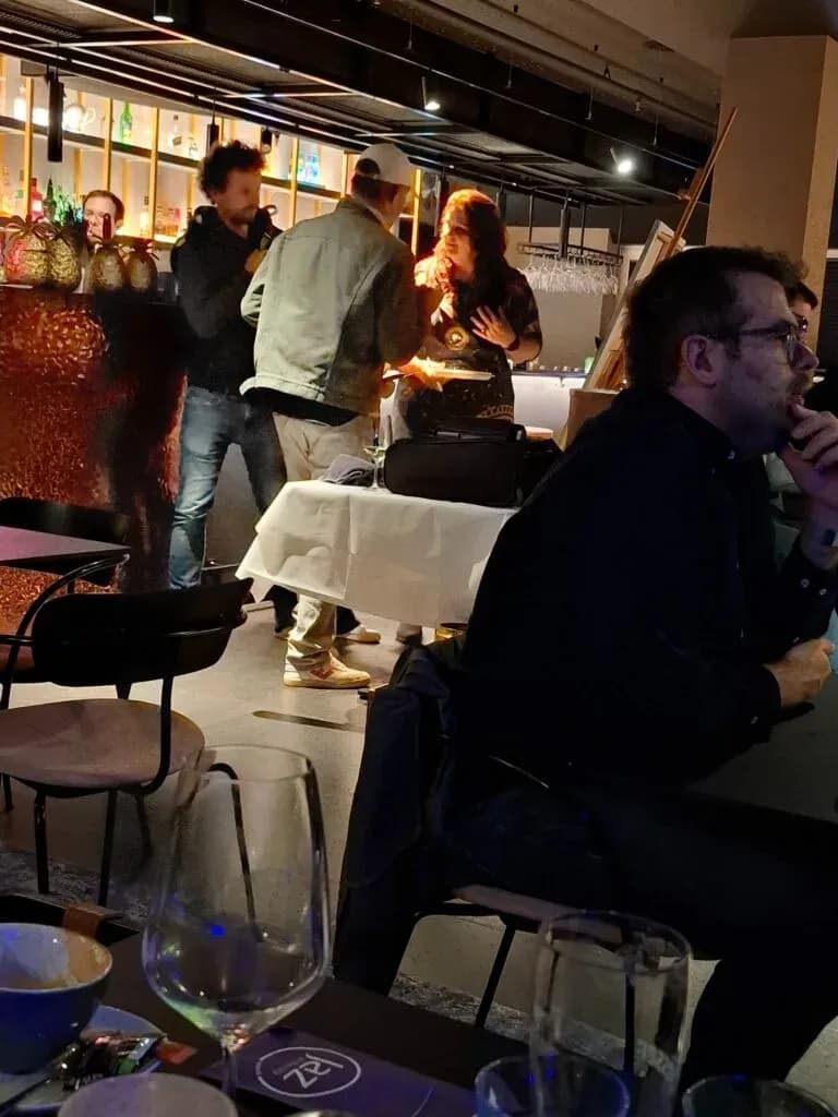 Live Painting met Mia Van der Moolen @Jaz in the City Vienna