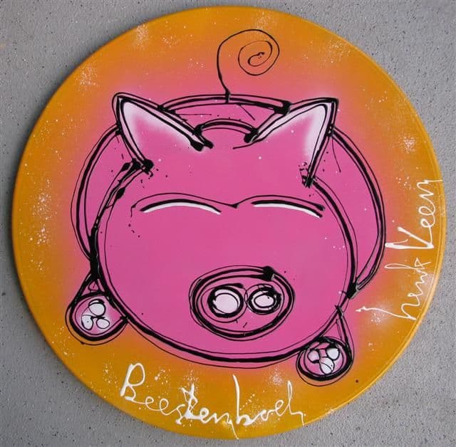 Kunstverkeersbord Beestenboel